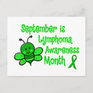 Lymphoma Awareness Month Bee 1.3 Postcard