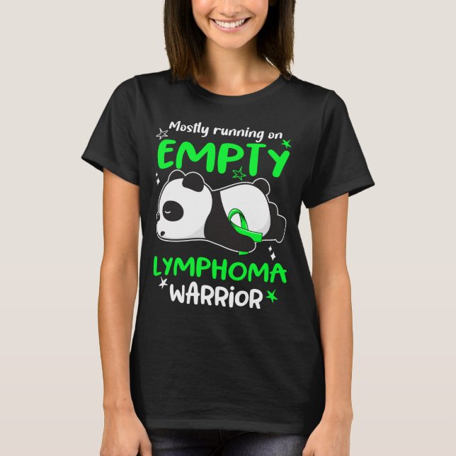 Lymphoma Awareness Ribbon Support Gifts T-Shirt (Front)