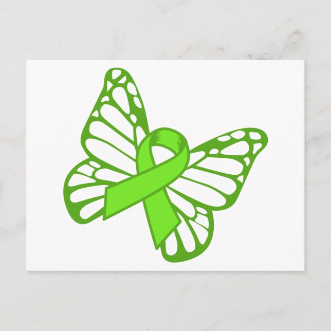 Lymphoma Butterfly Postcard (Front)