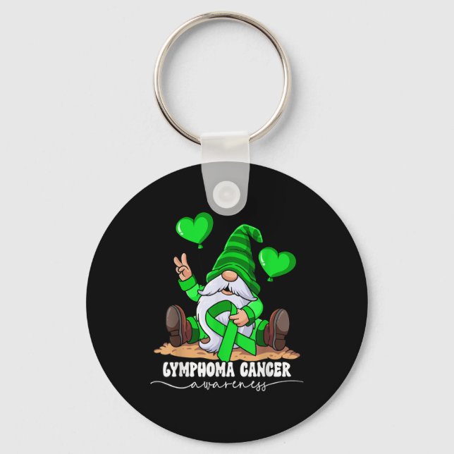 Lymphoma Cancer Awareness  Key Ring (Front)