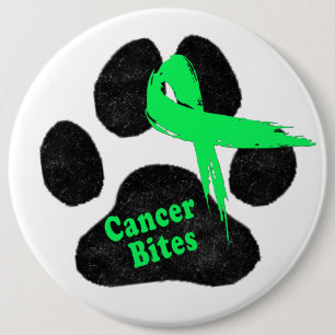 Lymphoma Cancer in Dogs Awareness Button