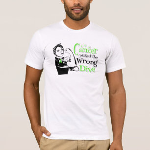 Lymphoma Cancer Picked The Wrong Diva T-Shirt