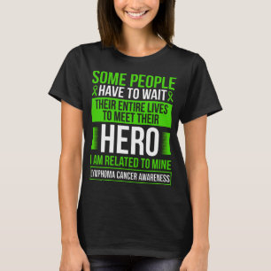 Lymphoma Cancer Ribbon Lymphoma Cancer Warrior T-Shirt