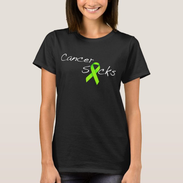 Lymphoma Cancer Sucks T-Shirt (Front)