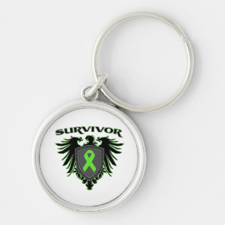 Lymphoma Cancer Survivor Crest Key Ring