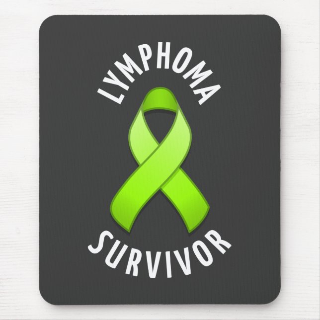 Lymphoma Cancer Survivor Mousepad (Front)