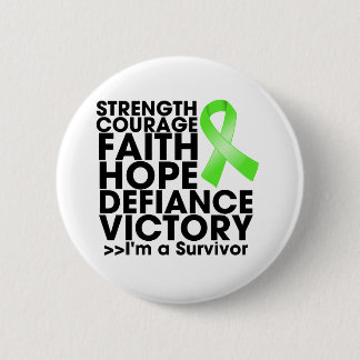 Lymphoma Hope Strength Victory 6 Cm Round Badge