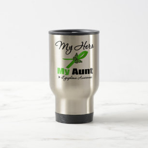 Lymphoma My Hero My Aunt Travel Mug