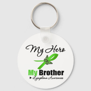 Lymphoma My Hero My Brother Key Ring