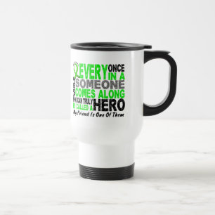 Lymphoma Non-Hodgkins HERO COMES ALONG 1 Friend Travel Mug