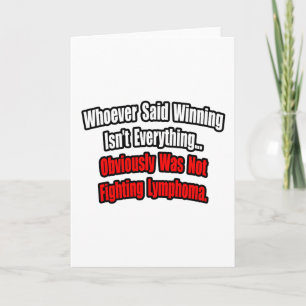 Lymphoma Quote Card