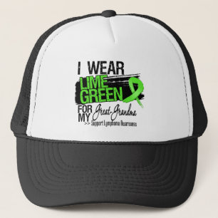 Lymphoma Ribbon For My Great-Grandma Trucker Hat