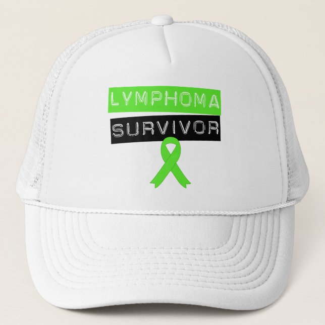 Lymphoma Survivor Trucker Hat (Front)