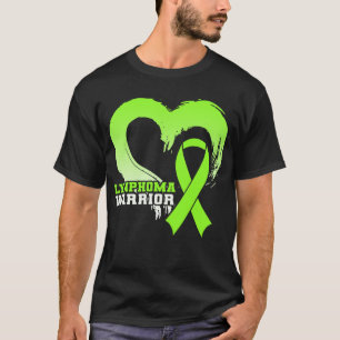 Lymphoma Warrior Awareness Heart T-Shirt