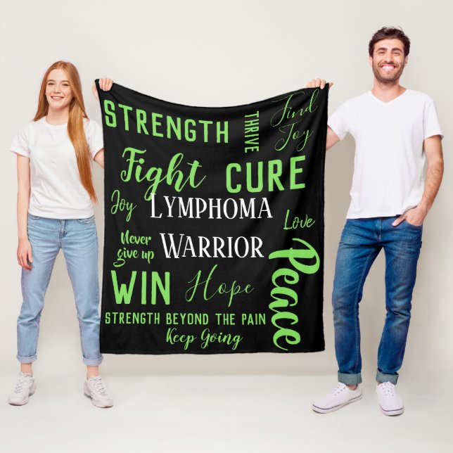 Lymphoma Warrior blanket (In Situ)
