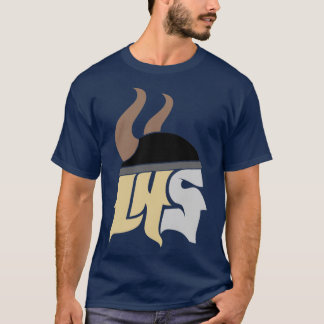 Lynbrook LHS Viking Word Art Colored T-Shirt