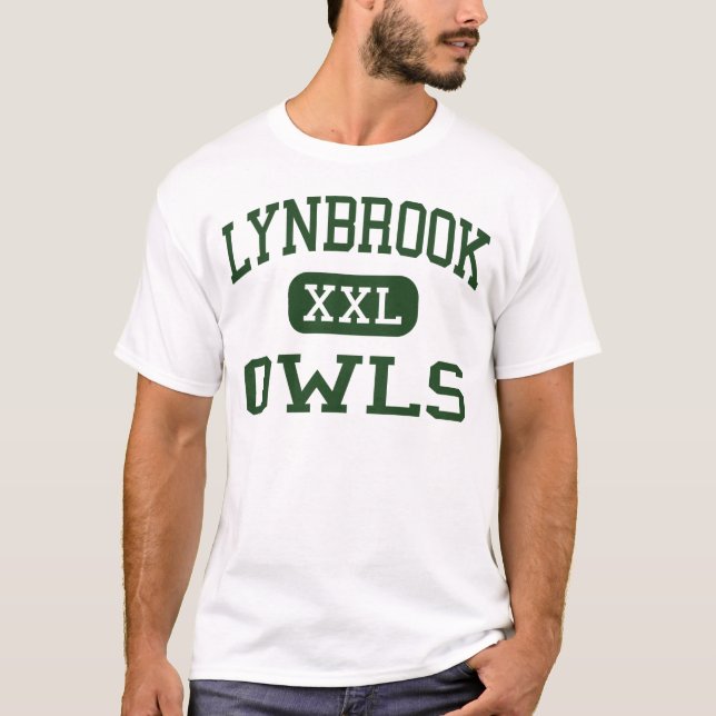 Lynbrook - Owls - High School - Lynbrook New York T-Shirt (Front)
