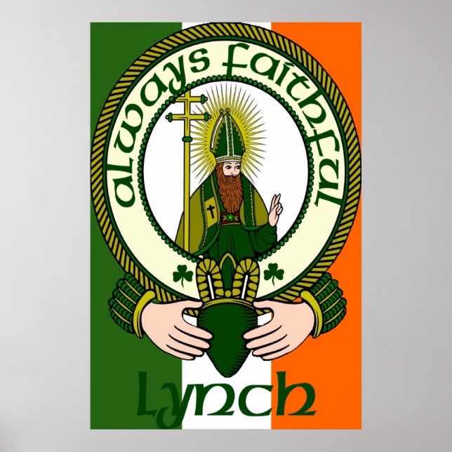 Lynch Clan Motto Poster Print (Front)