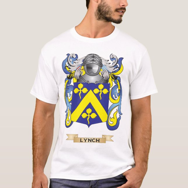 Lynch Coat of Arms (Family Crest) T-Shirt (Front)