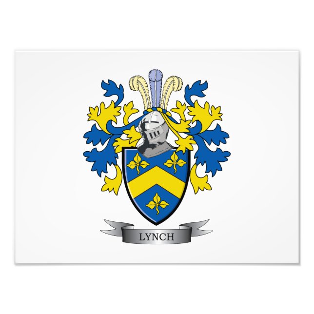 Lynch Coat of Arms Photo Print (Front)