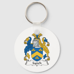 Lynch Family Crest Key Ring