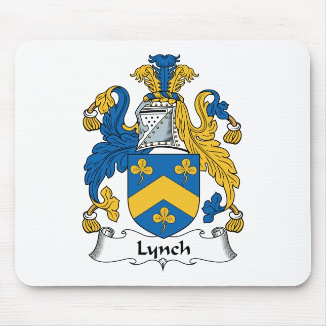 Lynch Family Crest Mouse Mat (Front)
