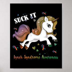 Lynch Syndrome Awareness Unicorn Poster