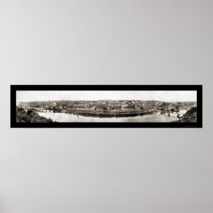 Lynchburg VA Train Photo 1913 Poster