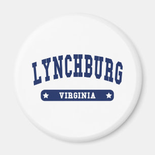 Lynchburg Virginia College Style tee shirts Magnet