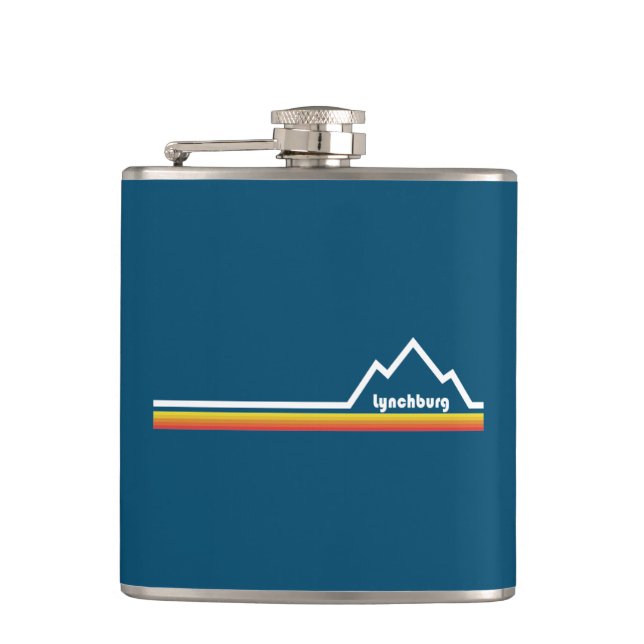 Lynchburg, Virginia Hip Flask (Front)