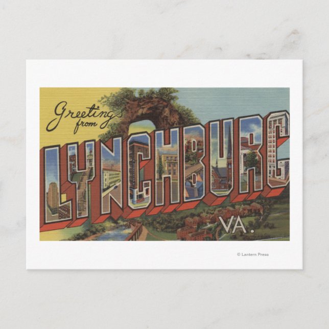 Lynchburg, Virginia - Large Letter Scenes Postcard (Front)