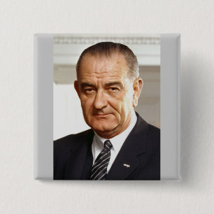 Lyndon B. Johnson 36 15 Cm Square Badge