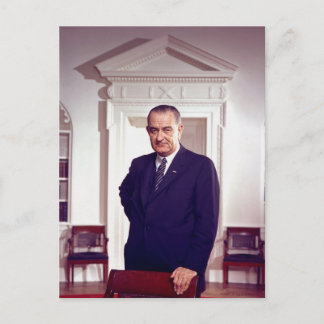 Lyndon B Johnson Postcard