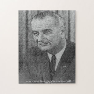 Lyndon B. Johson President of the United States Jigsaw Puzzle