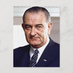 Lyndon Baines Johnson, President POSTCARD