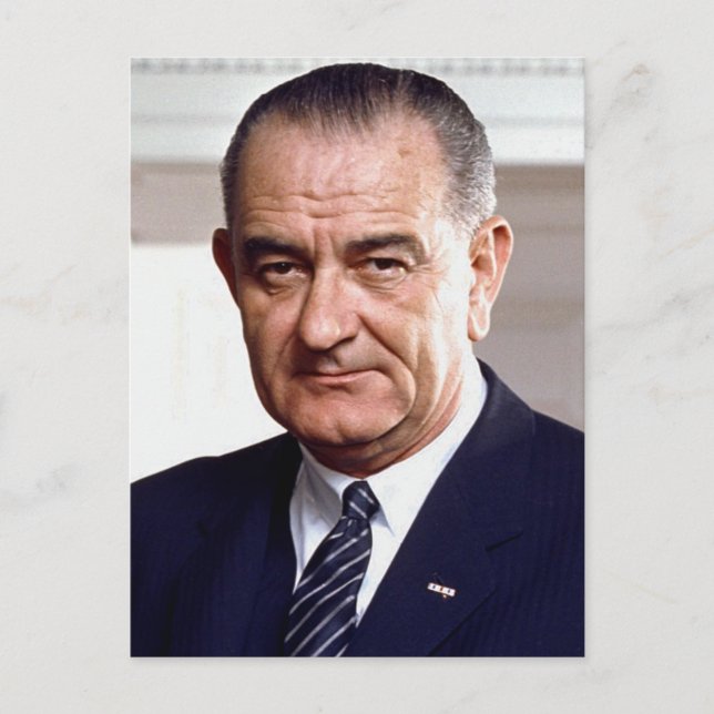 Lyndon Baines Johnson, President POSTCARD (Front)