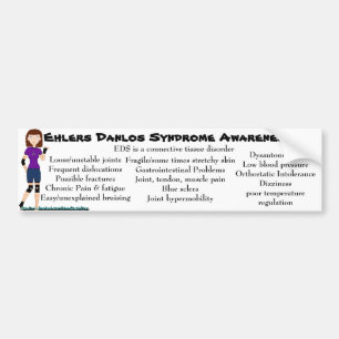 Lyndon EDS Awarness bumpersticker Bumper Sticker