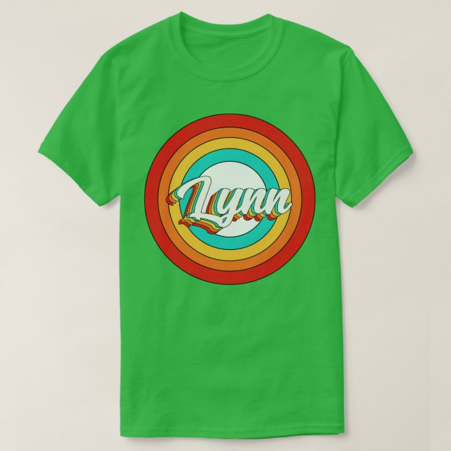Lynn Name Shirt Vintage Lynn Circle (Design Front)