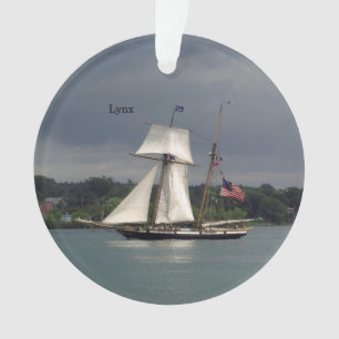 Lynx acrylic ornament