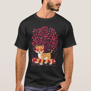 Lynx Animal Lover Funny Lynx Valentine's Day T-Shirt
