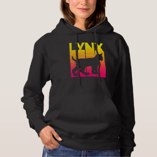 Lynx Animal Retro Costume Hoodie