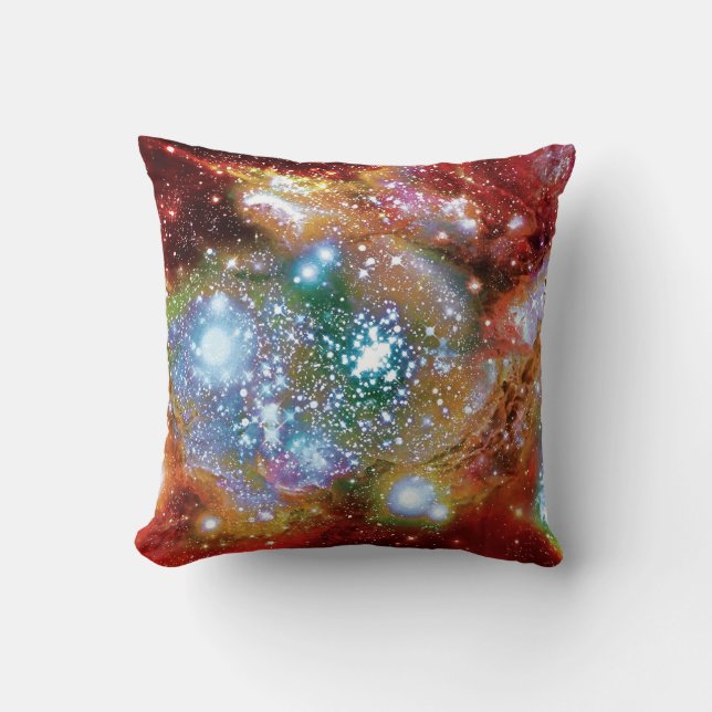Lynx Arc Starbirth Star Cluster Artist Impression Cushion (Front)