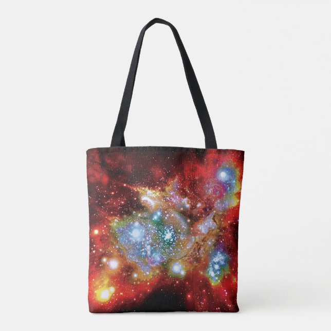 Lynx Arc Starbirth Star Cluster Artist Impression Tote Bag (Back)
