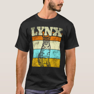 Lynx Cat Animal Colourful T-Shirt