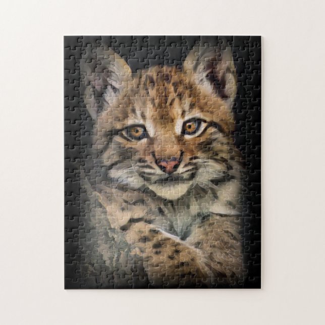 Lynx Cub Jigsaw Puzzle (Vertical)