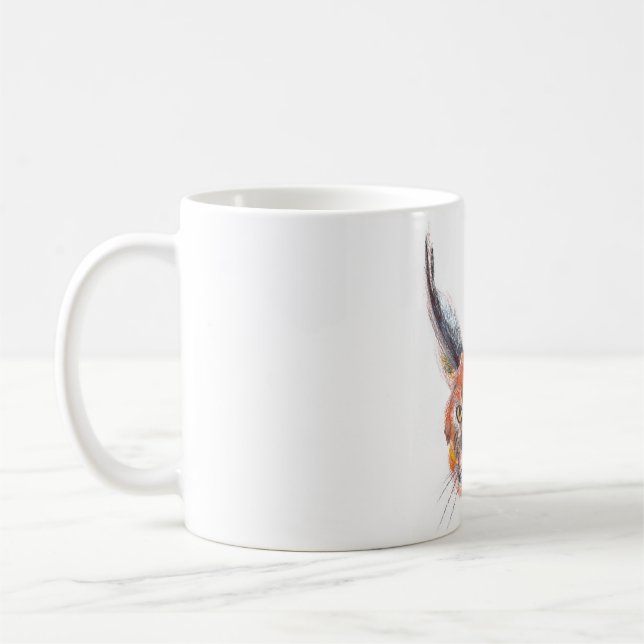 Lynx drawing mug (Left)
