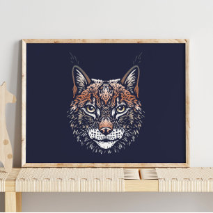 Lynx   Forest Animal Lynx Wall Print
