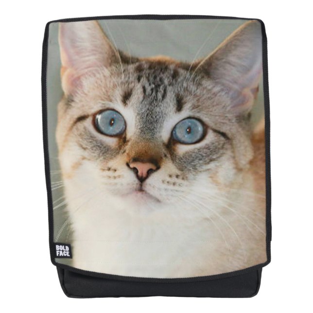 Lynx Point Siamese Cat Backpack (Front)