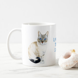 Lynx Point Siamese Cat Parent Customisable Coffee Mug