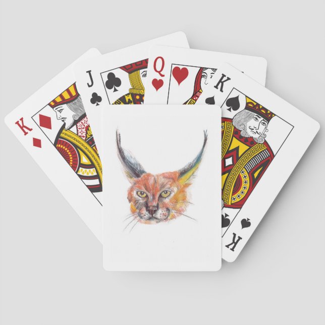 Lynx Poker Playing Cards (Back)